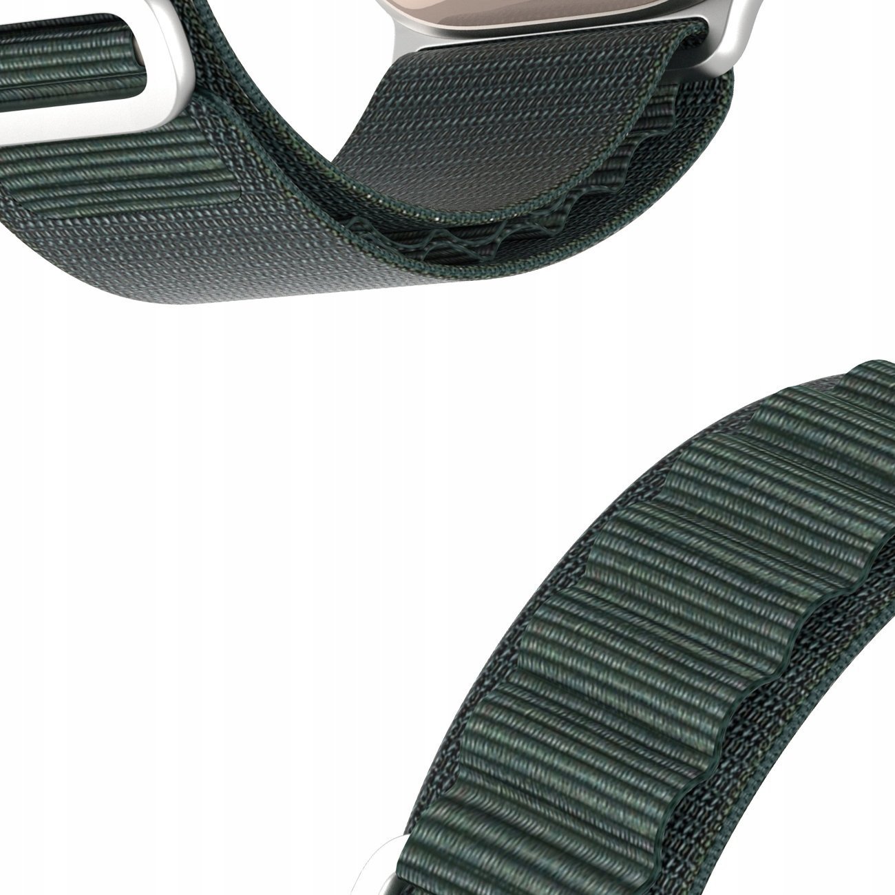 Rrip sportiv Dux Ducis GS Version për Apple Watch, 42 44 45 49 mm, me kapëse, jeshil