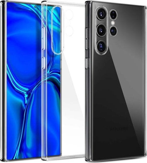 Mbrojtëse telefoni 3MK Clear Case për Samsung Galaxy S23 Ultra, fleksibël, transparente