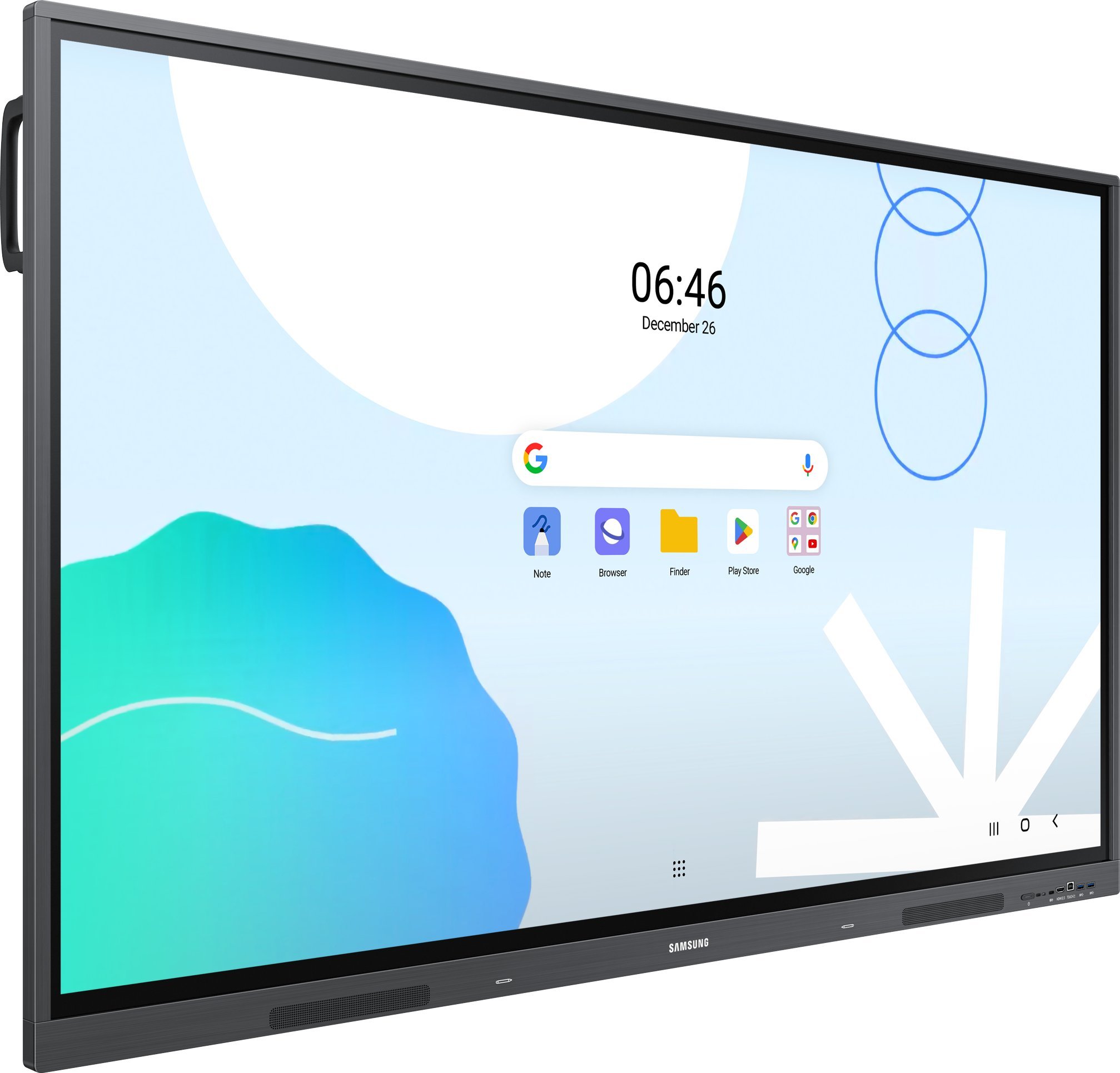Whiteboard interaktiv Samsung WA86D, 86", 4K UHD, gri