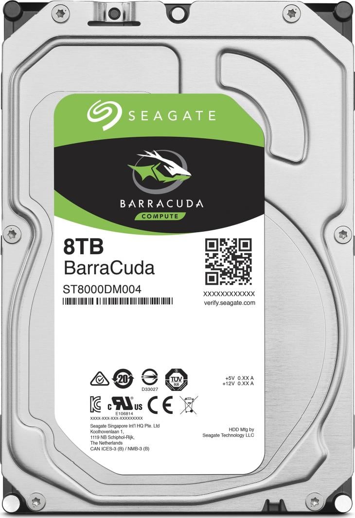 Disk HDD Seagate BarraCuda, 8TB, 3.5" SATA III