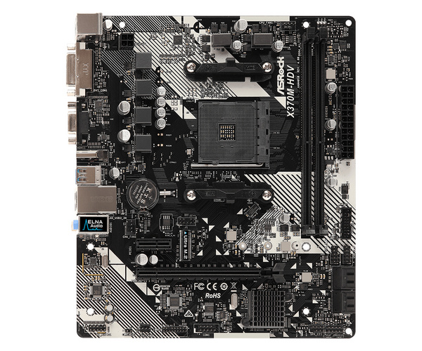 Pllakë amë Asrock X370M-HDV R4.0 AMD Promontory X370 Socket AM4 micro ATX