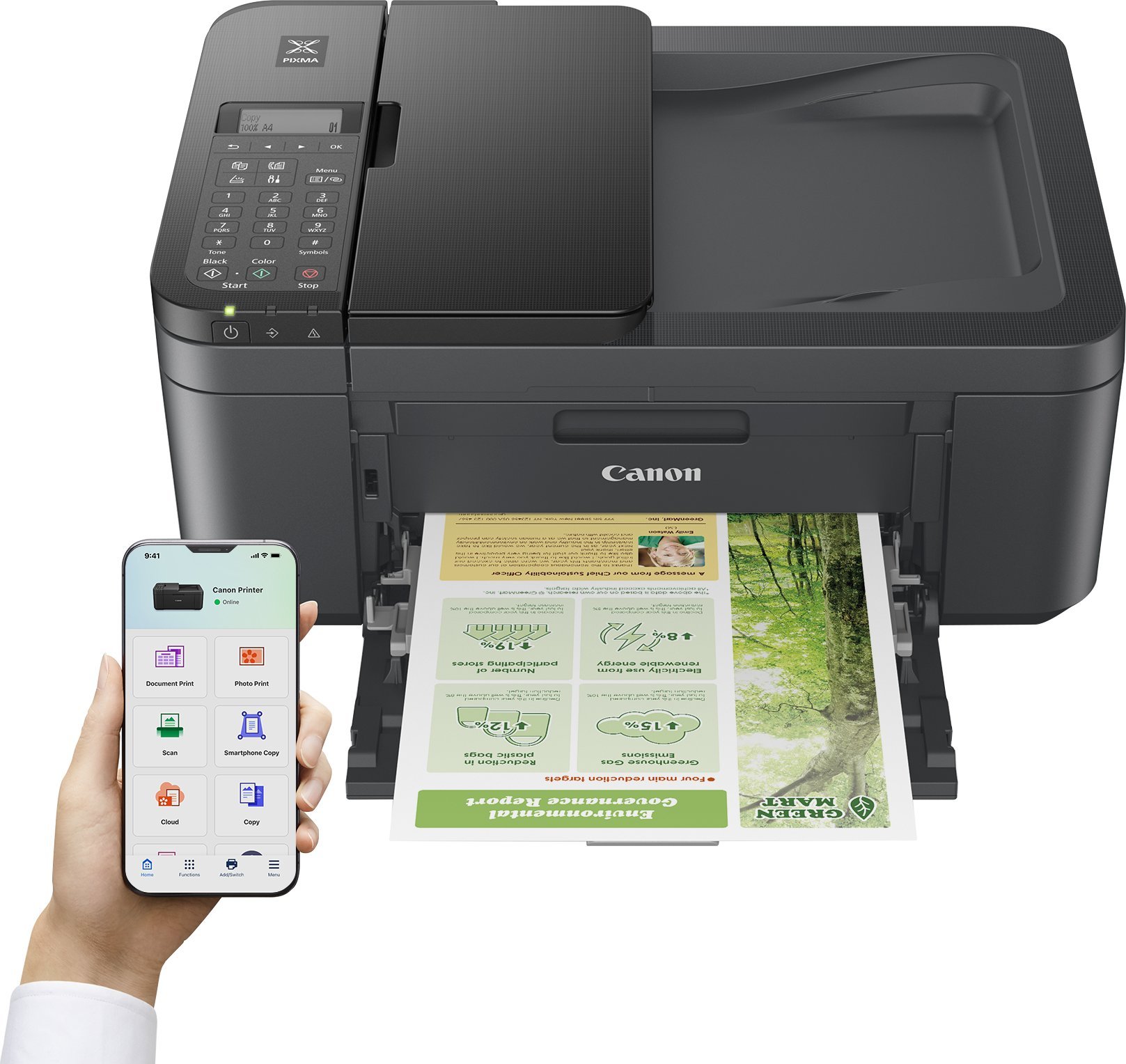 Printer multifunksional Canon 5074C036, inkjet, WiFi, i zi
