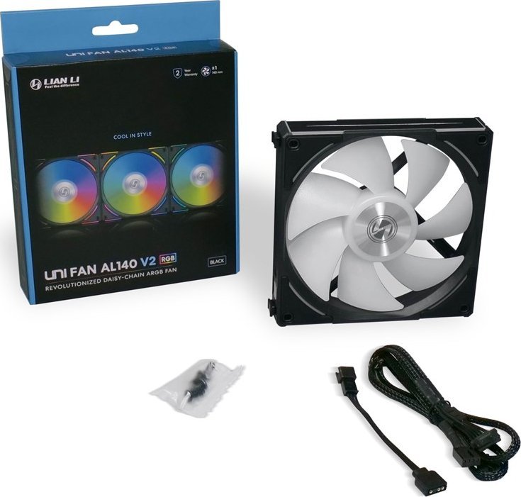 Ftohës Lian Li Uni AL140 V2 (UF-AL140V2-1B), 140 mm