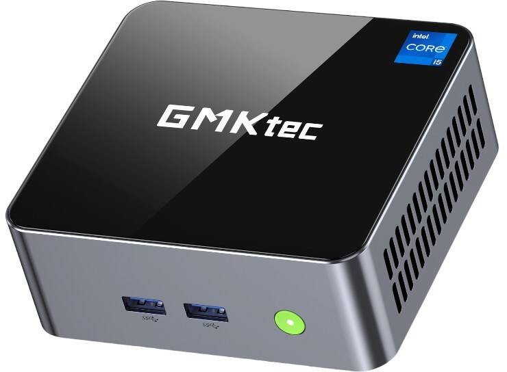 Мини компјутер GMKtec M3 Intel Core i5 12450H, 32GB RAM, 1TB SSD, црн