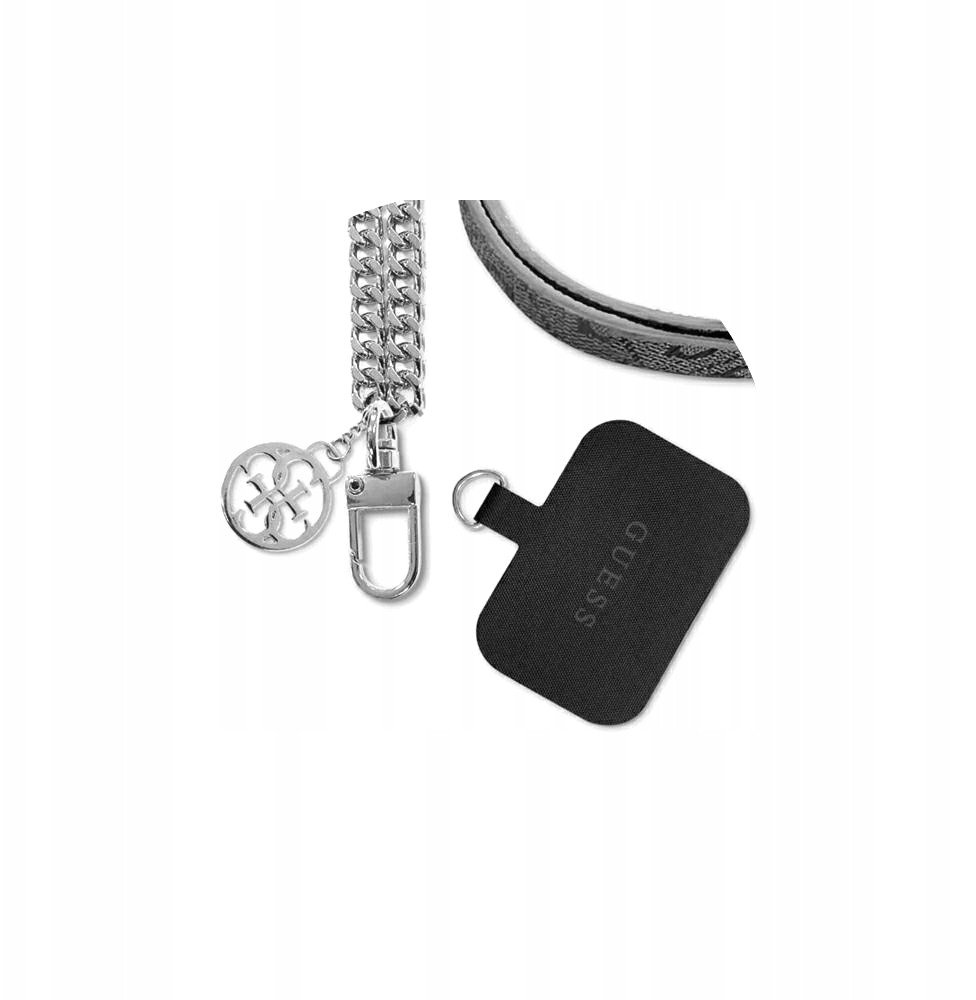 Rrip Guess Black Belt, universal, lëkurë, i zi
