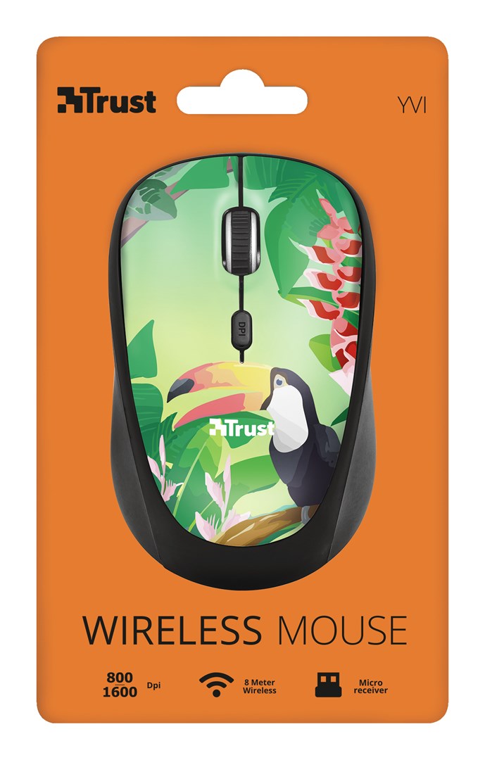 Maus Trust Yvi, RF Wireless, shumëngjyrësh