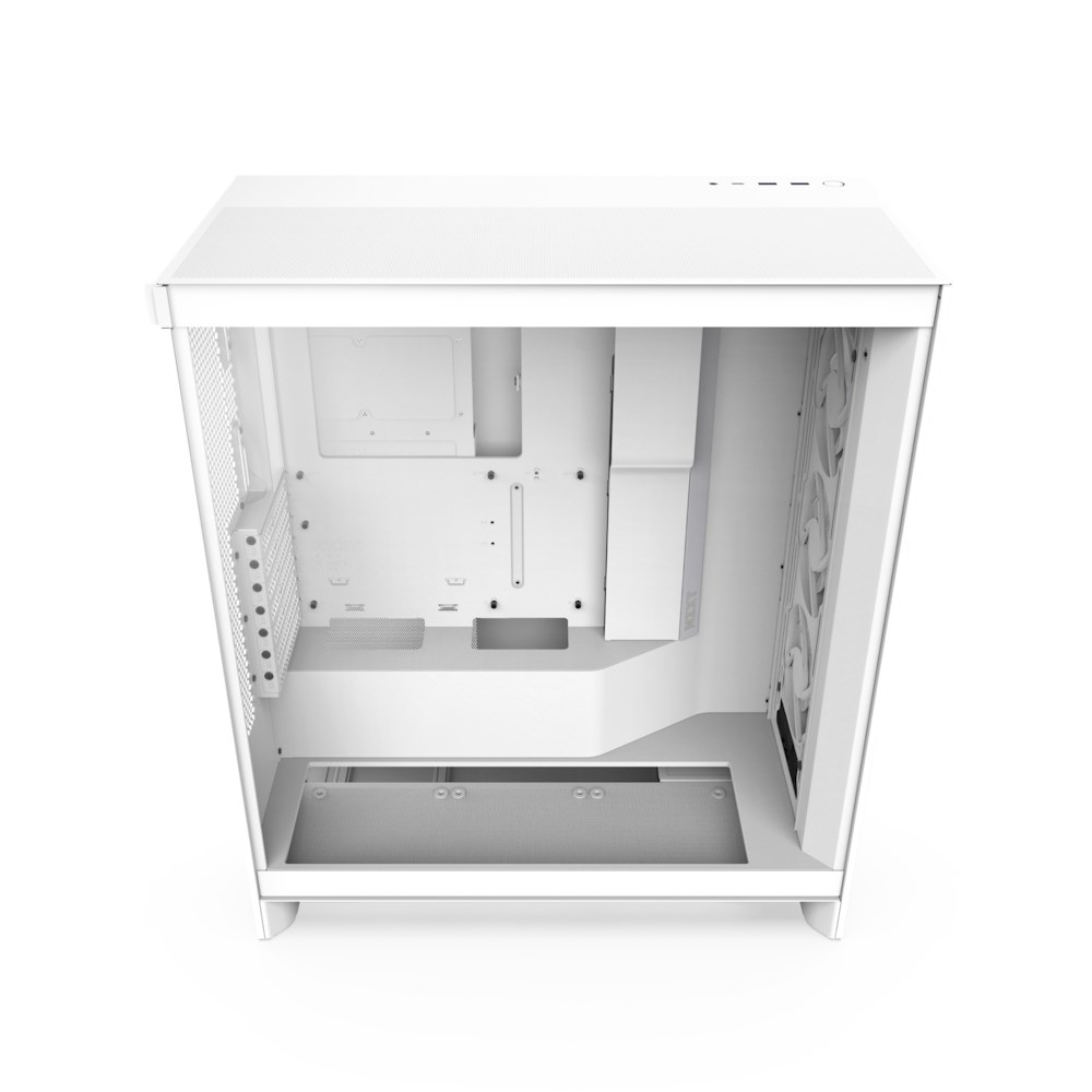 Kuti PC NZXT H7 Flow RGB 2024, Mid Tower, me ftohje rrjetë, e bardhë