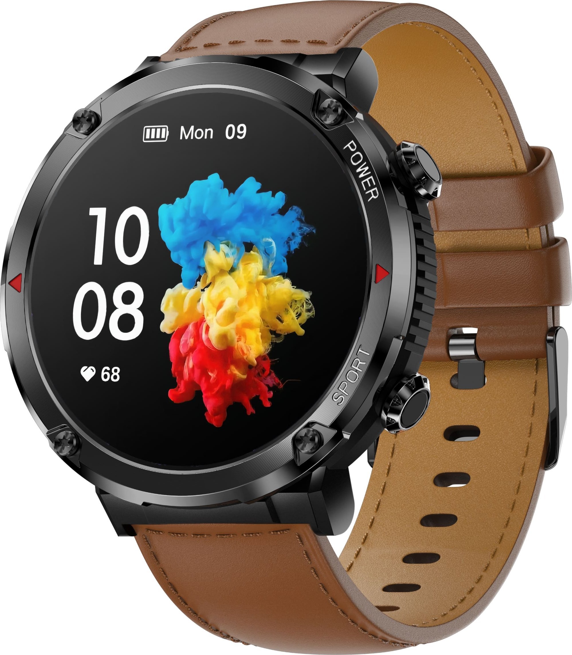 Smartwatch Gravity GT21 4, Bluetooth Call, dy rripa, për meshkuj