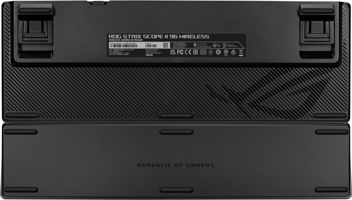 Tastierë ASUS ROG Strix Scope II 96% Wireless, NX SNOW, Hot-swap, US