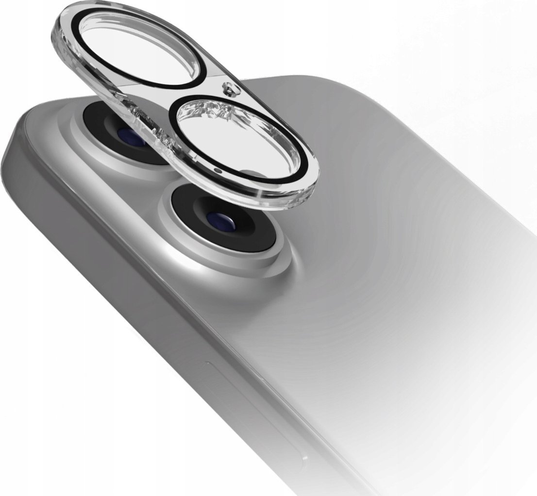 Qelq mbrojtës kamere SBS për iPhone 16 16 Plus, D3O, 1 copë, transparent