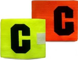 Shirit kapiteni për fëmijë YakimaSport Captain's Armband Junior, 23x9 cm, e zezë e bardhë