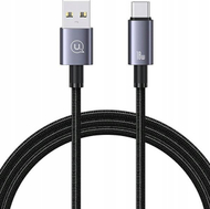 Kabllo USB në USB C Usams SJ663USB01, 3A, 1.2m, çelik tarnish
