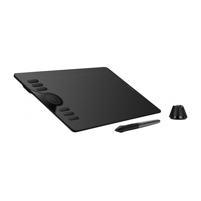 Tablet grafik HUION HS610, 8192 nivele presioni, mbështetje Android, i zi