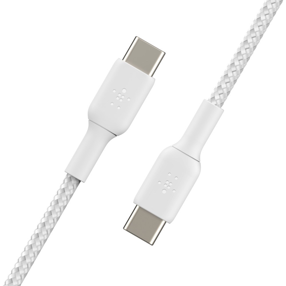 Kabllo USB-C Belkin BoostCharge, 60W, 1m, e bardhë