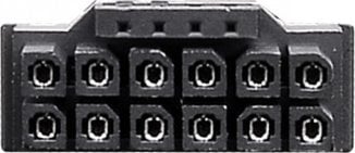 Kabllo furnizimi Thermaltake 12VHPWR AC-063-CN1NAN-A1, PCIe 8-pin x2, 0.6m, e zezë