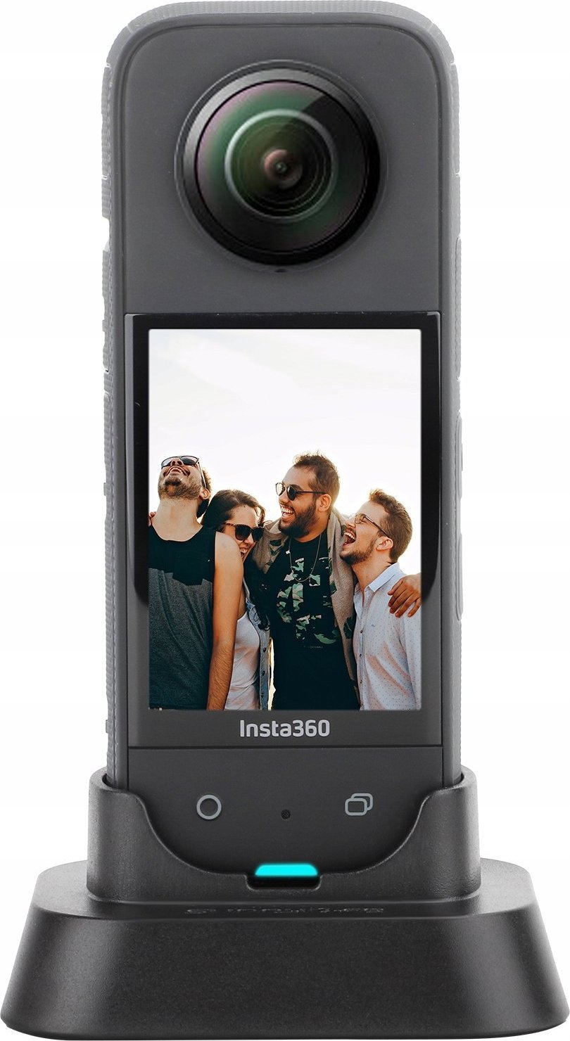 Mbajtëse trekëmbëshore Sunnylife IST-DZ493-D për Insta360 X3, material ABS, kundër rrëshqitjes, e zezë