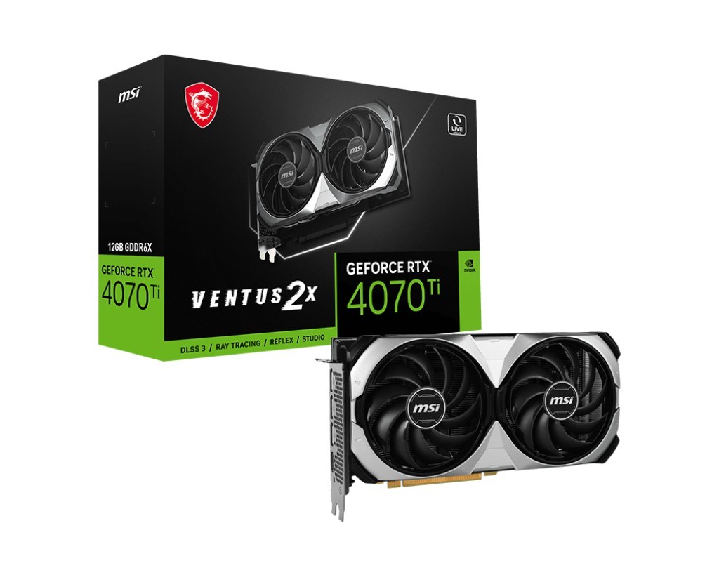 Kartelë grafike MSI GeForce RTX 4070 Ti VENTUS 2X 12GB
