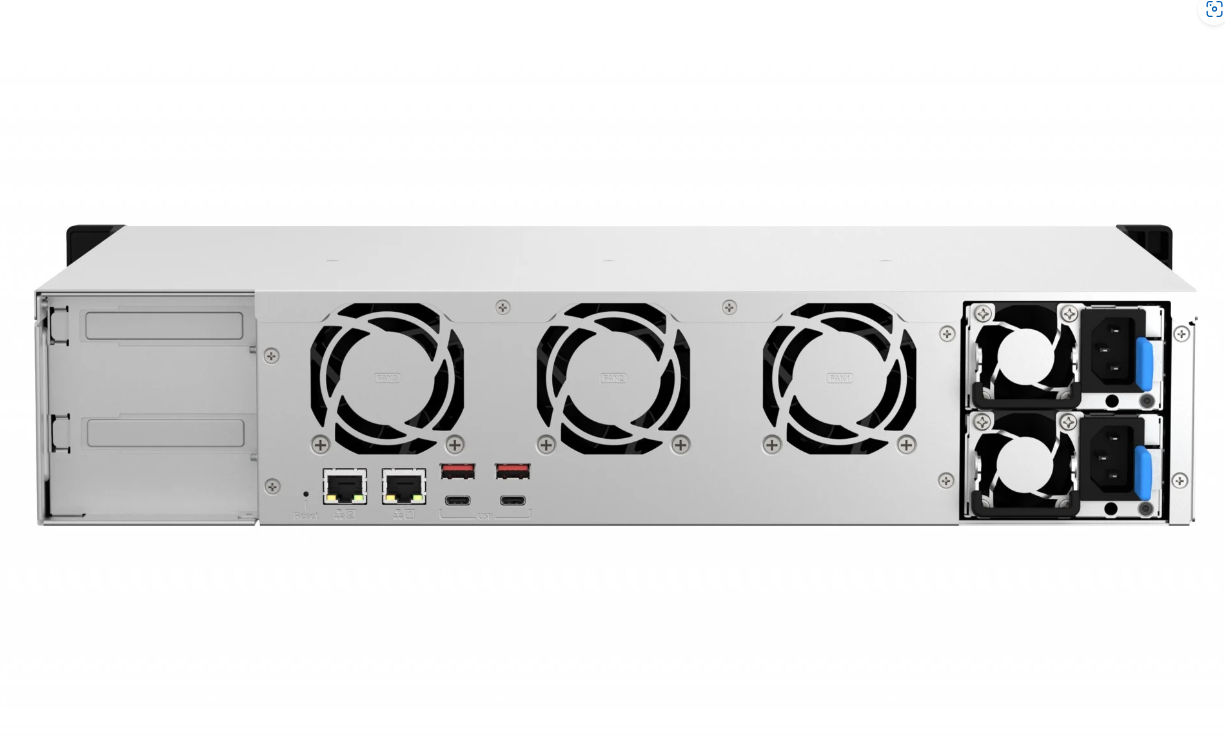 Server skedarësh QNAP TS-873AeU-RP-4G, 8 slote disqesh, 4GB RAM, rack 2U