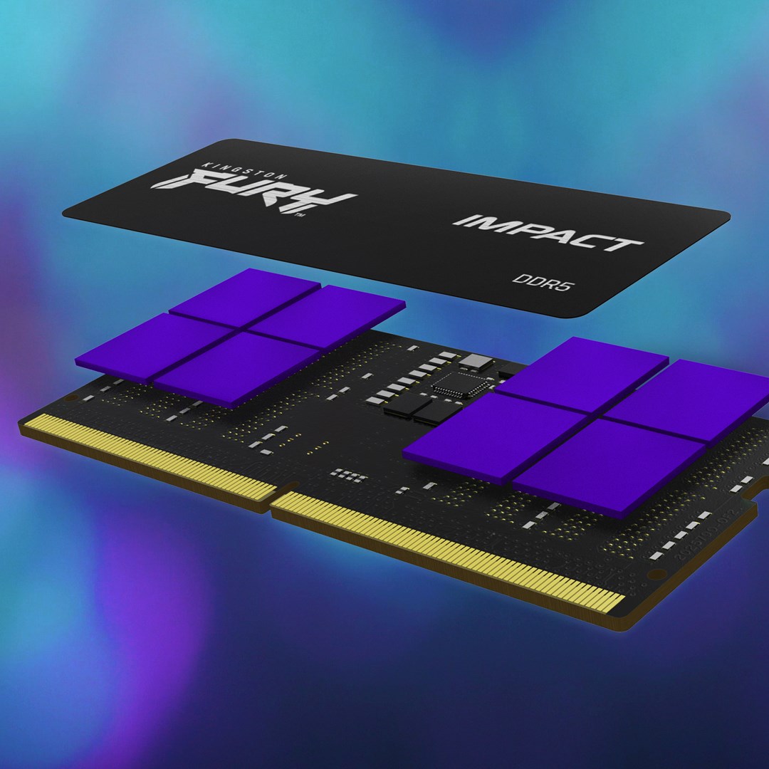 RAM меморија Kingston FURY Impact, 64GB, DDR5, 4800MHz, црна