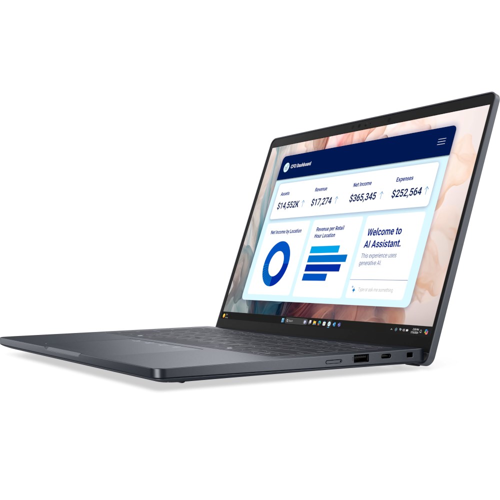 Laptop Dell Pro 14 Premium PA14250, 14.0" FHD+, Ultra 5 236V, 16GB LPDDR5X, 512GB SSD, Arc Graphics, i hirtë