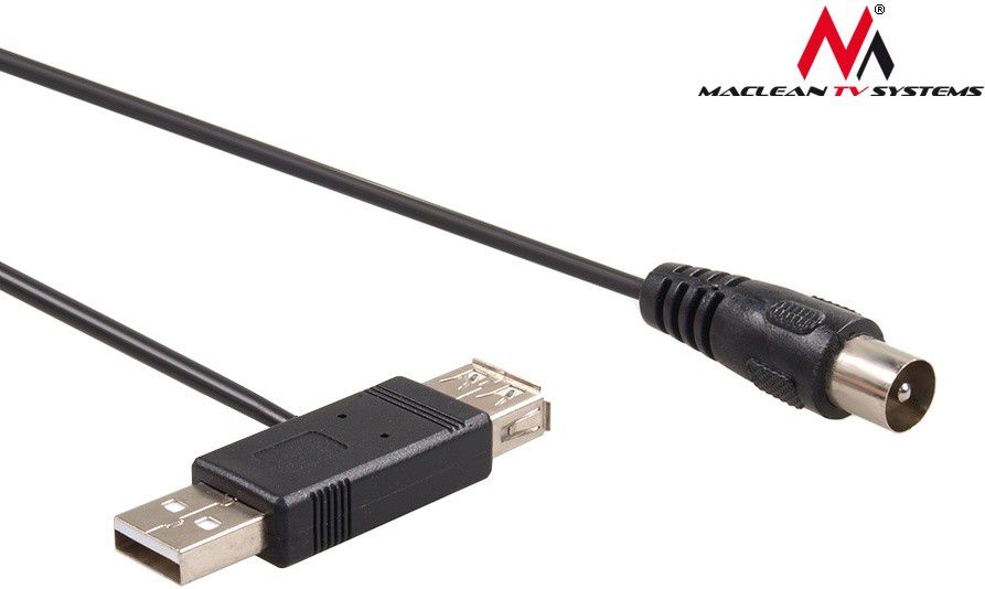 Lidhës USB Maclean MCTV-697, i zi