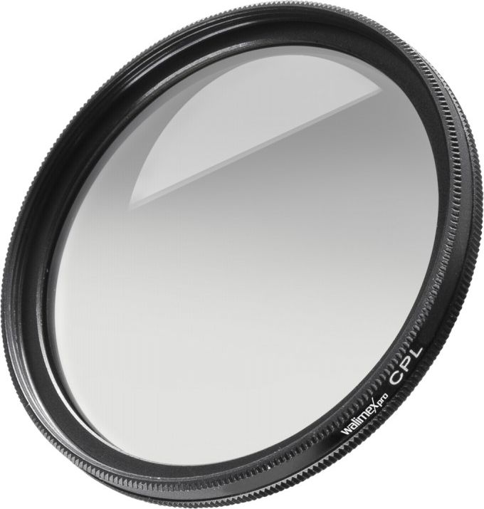 Filtër polarizues circular Walimex 58mm, për kamera, i zi