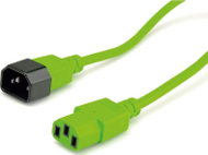 Kabull rryme Roline IEC C14 në IEC C13, 1.8 m, 10A 250V, i gjelbër
