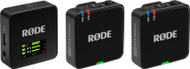 Sistem mikrofoni pa tel RODE Wireless GO Gen 3, rikthyer, për video dhe intervista, i zi