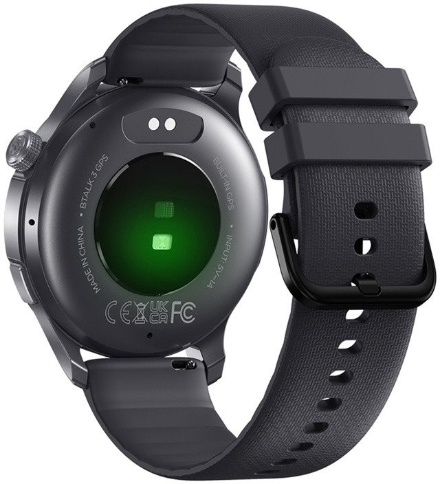 Ora inteligjente Zeblaze Btalk 3 GPS, ekran 1.43" AMOLED, thirrje telefonike, e zezë