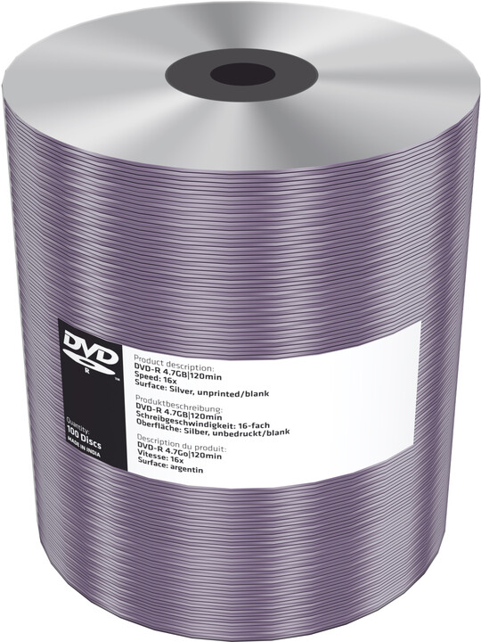 Disqe MediaRange DVD-R 4,7GB, 100 copë
