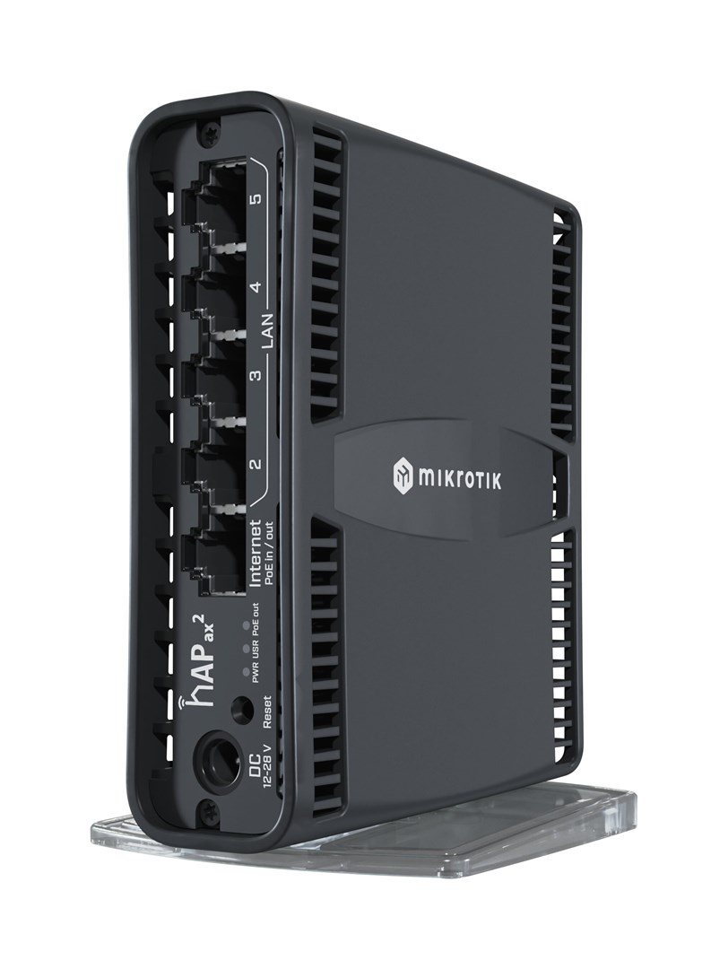Ruter Mikrotik hAP ax2, 2.4 GHz / 5 GHz, i zi