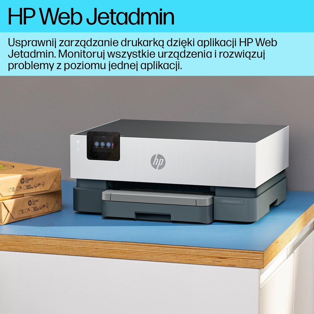 Printer HP OfficeJet Pro 9110b, A4, i zi/i bardhë