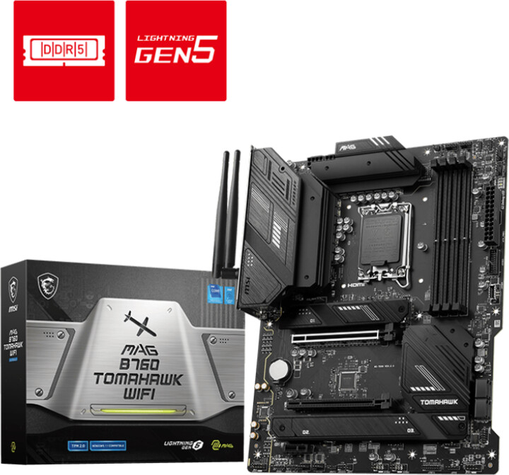 Pllakë amë MSI MAG B760 TOMAHAWK WIFI - Intel B760