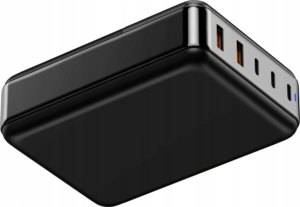 Karikues USB GaN Viking PD PRO, 200W, 3x USB C, 2x USB A, i zi
