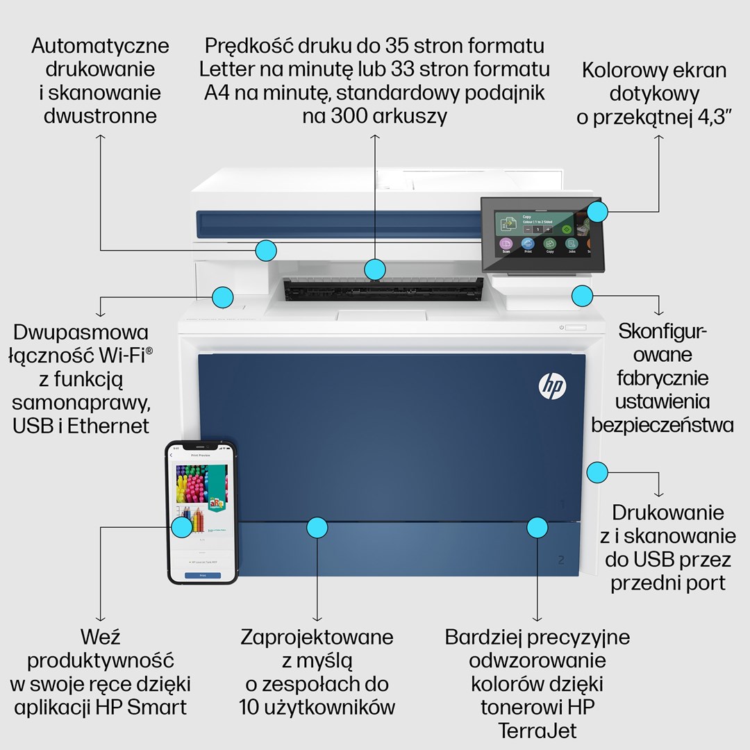 Pajisje multifunksionale HP LaserJet Pro 4302fdw, A4, laser, e bardhë