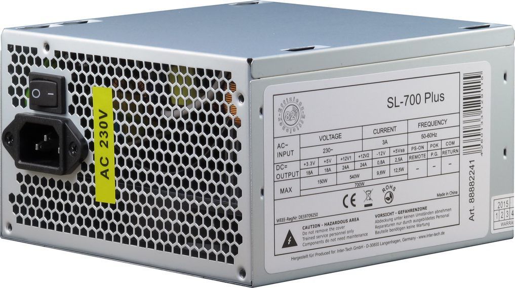 Burim energjie Inter-Tech SL-700 Plus 88882141 ATX, 700W