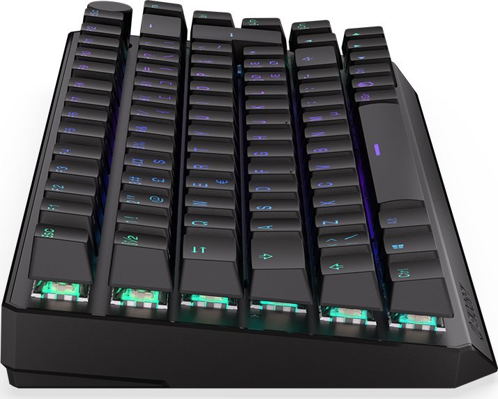Tastierë gaming Endorfy Thock 75% Wireless, mekanike Kailh Black Box, RGB, e zezë