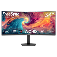 Monitor Gaming Rampage XYRA XR34C180F – 34″ Curved WQHD, 180Hz, Fast VA, R1500