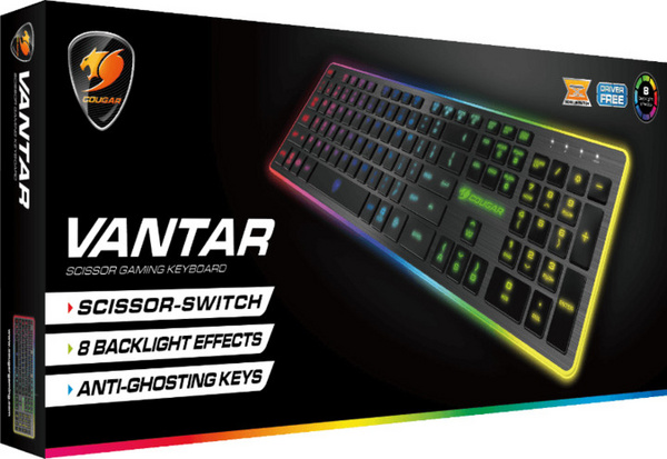 Tastierë Cougar Vantar, US