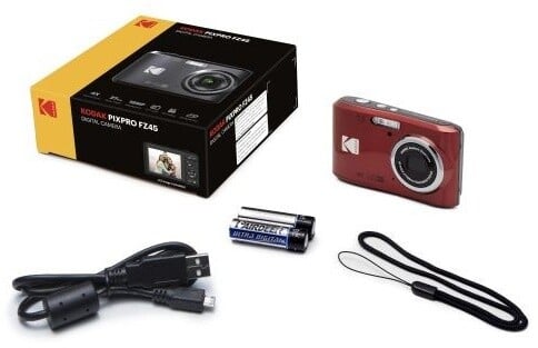 Kamerë Kodak Friendly Zoom FZ45, e kuqe