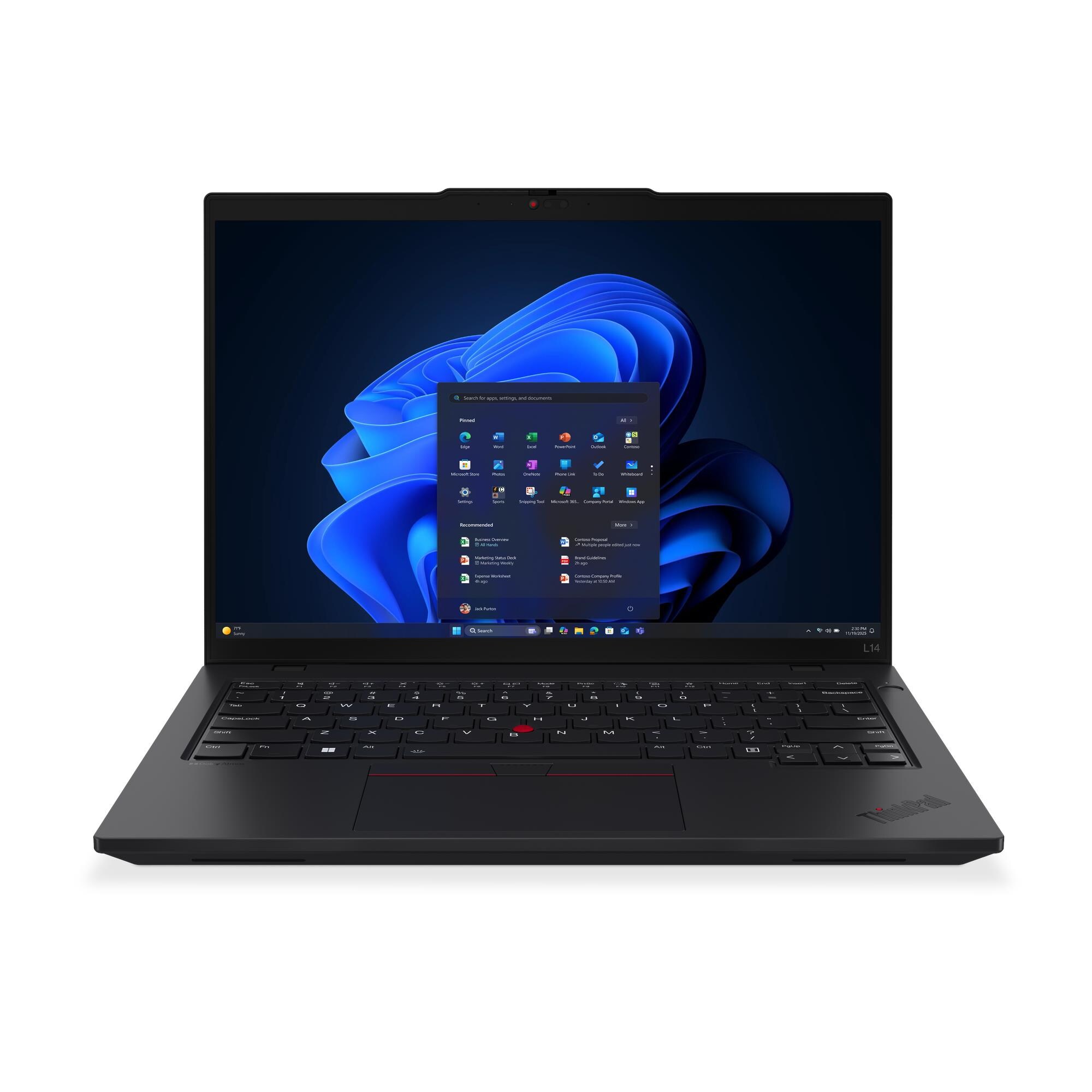 Laptop Lenovo ThinkPad L14 Gen 6, 14", Intel Core Ultra 5 225U, 64GB RAM, 512GB SSD, Intel Graphics, i zi