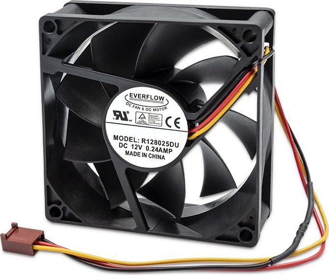 Ventilator kase Qoltec GT 8025, 80x80x25mm, 2200 rpm, i zi