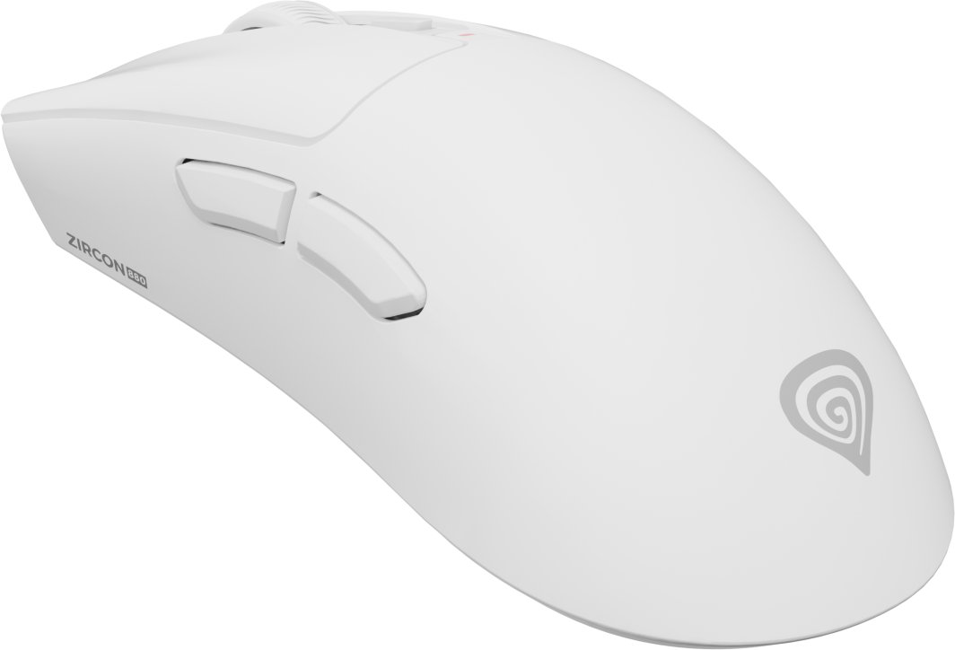 Mouse gaming Genesis Zircon 880 NMG-2380, wireless 2.4 GHz Bluetooth, optik, i bardhë