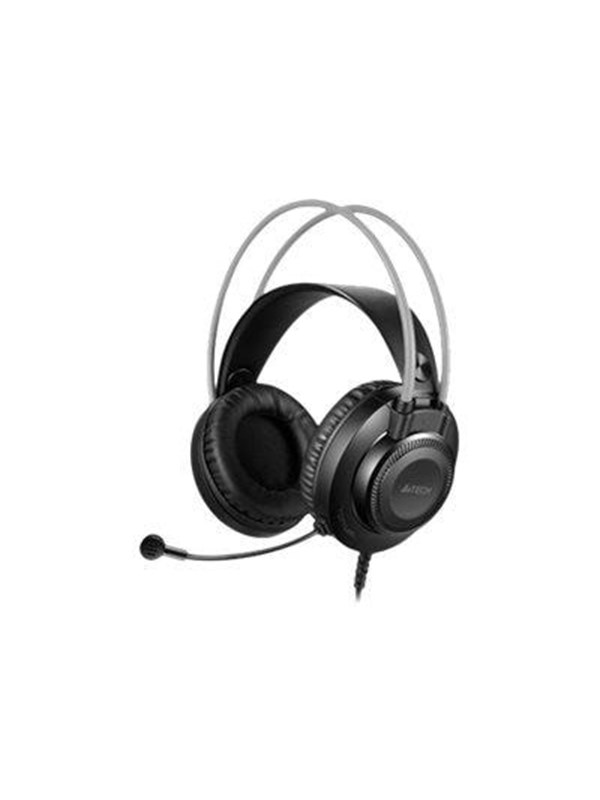 Kufje me mikrofon A4Tech FStyler FH200U, me kabllo 3.5mm, mbi veshë, gri