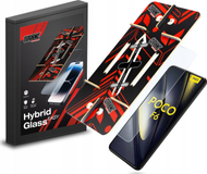 Xham mbrojtës GrizzGlass HybridGlass Easy për Xiaomi POCO F6, hibrid, transparent