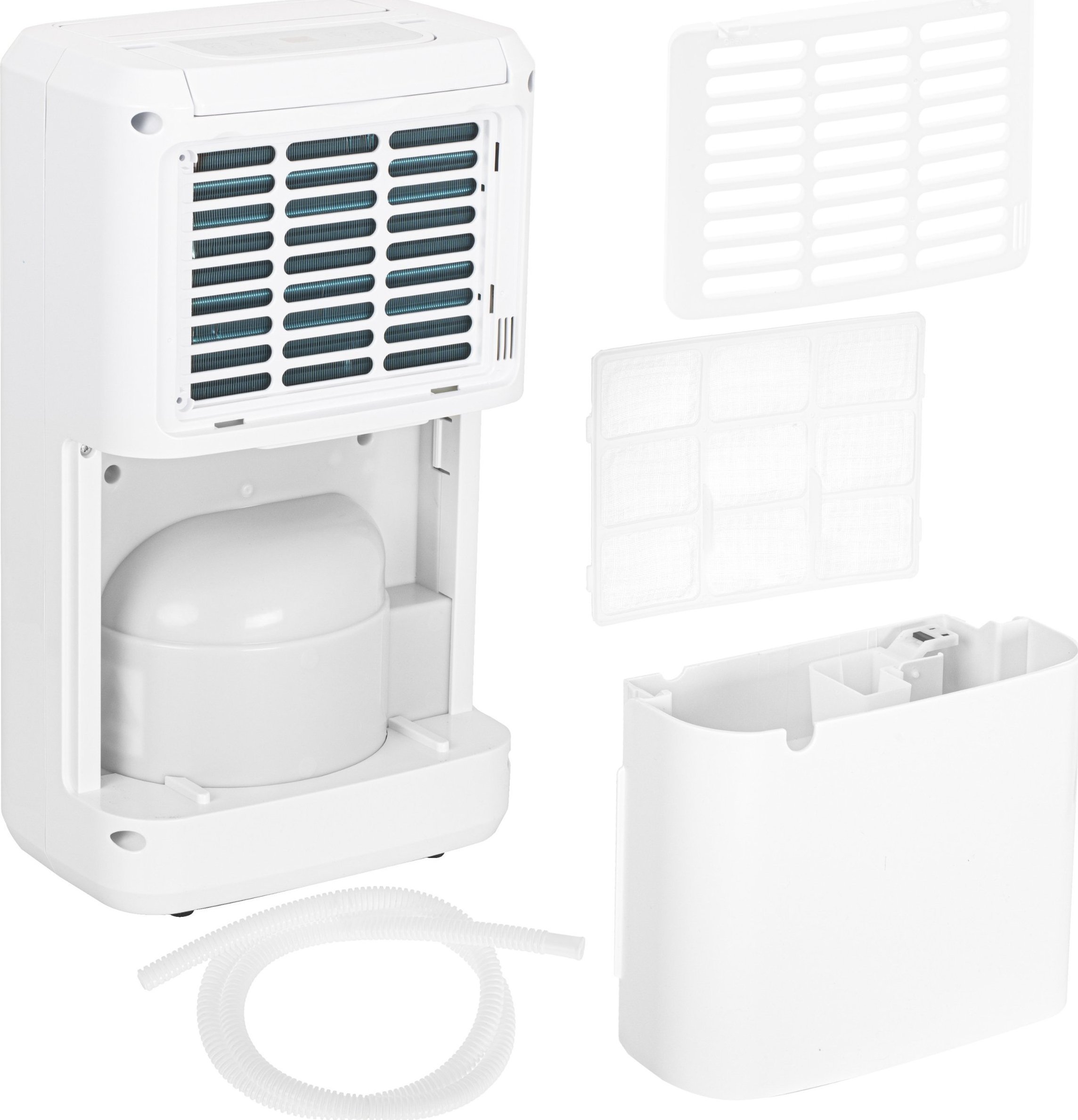 Avullues lagështie me kompresor Midea 10L, kapacitet 10L 24h, i bardhë