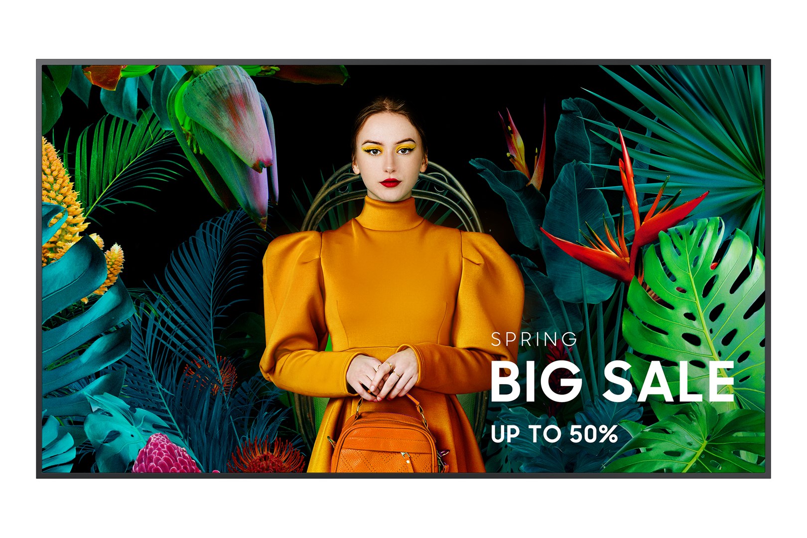 Monitor Samsung QB55C, 55", 4K Ultra HD, LCD, i zi