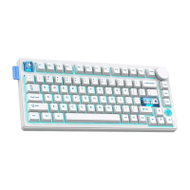 Tastierë mekanike ONIKUMA MT706, RGB, tri mënyra lidhjeje, e bardhë