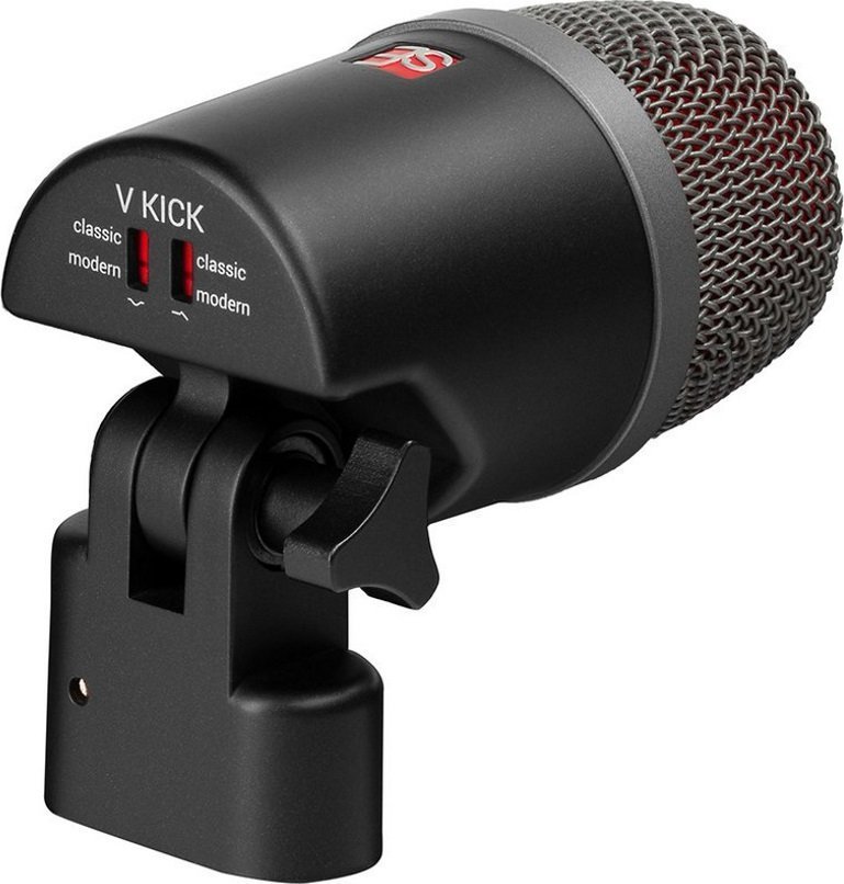 Mikrofon dinamik SE Electronics V-KICK U, për daulle, superkardioid, i zi