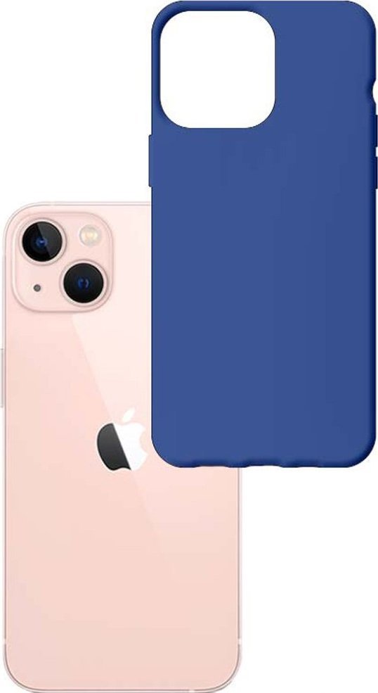 Mbështjellës telefoni 3MK Matte Case për iPhone 14 6.1", matte, bluberry